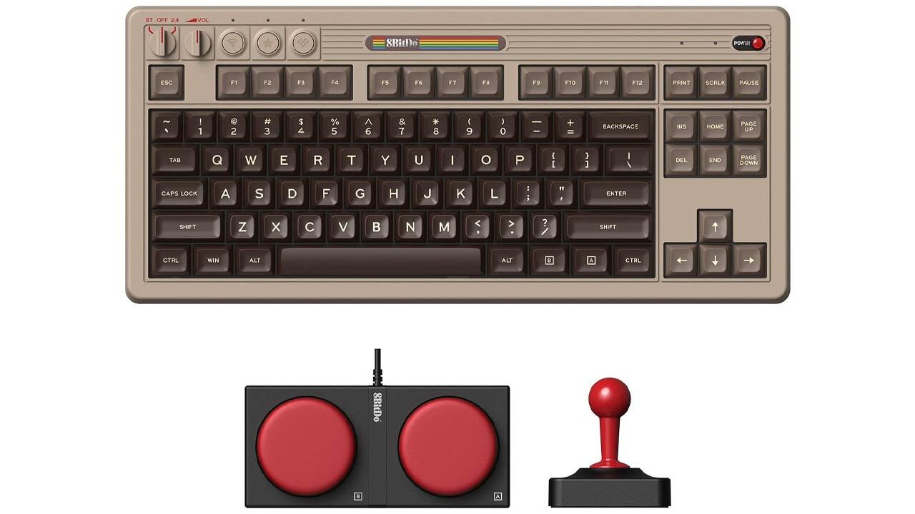 8BitDo C64 Retro Mechanical Keyboard