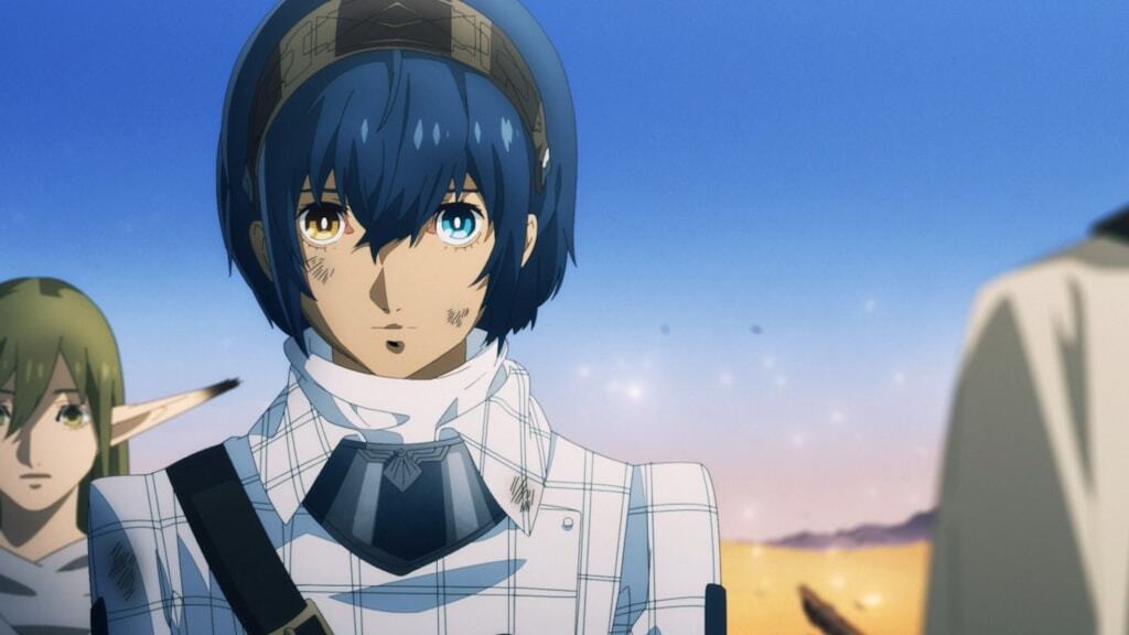 The game's protagonist approaches.